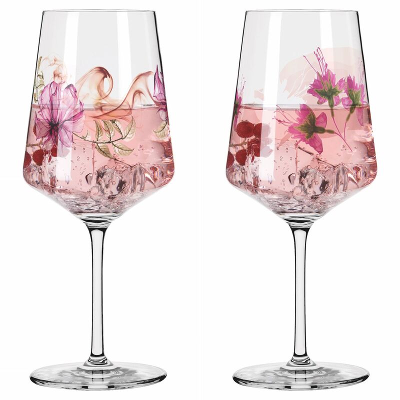 Sommersonett vinglass, 2 stk, #7&8