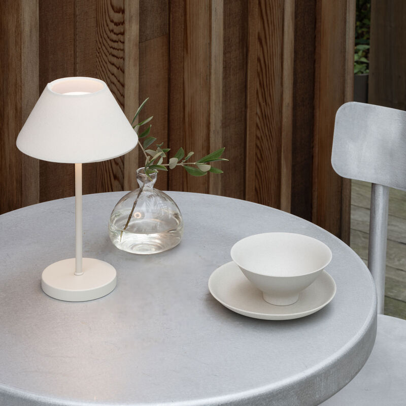 Teya kannettava pöytävalaisin, offwhite