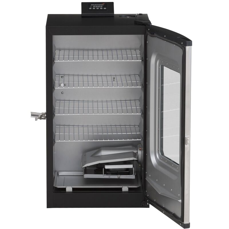 Electronic elrök, rostfritt stål/svart