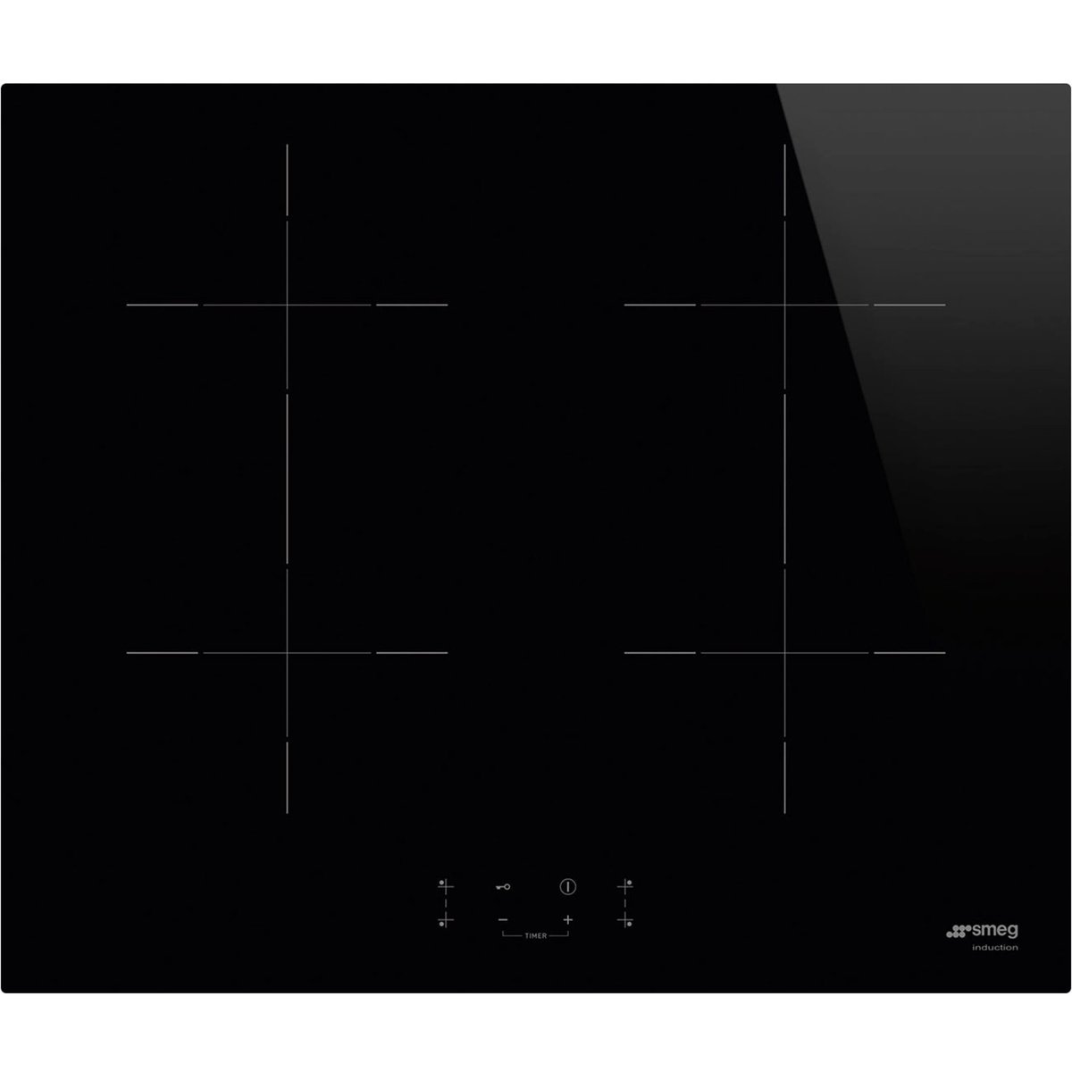 SIB2641D induktionskogeplade 60 cm, sort