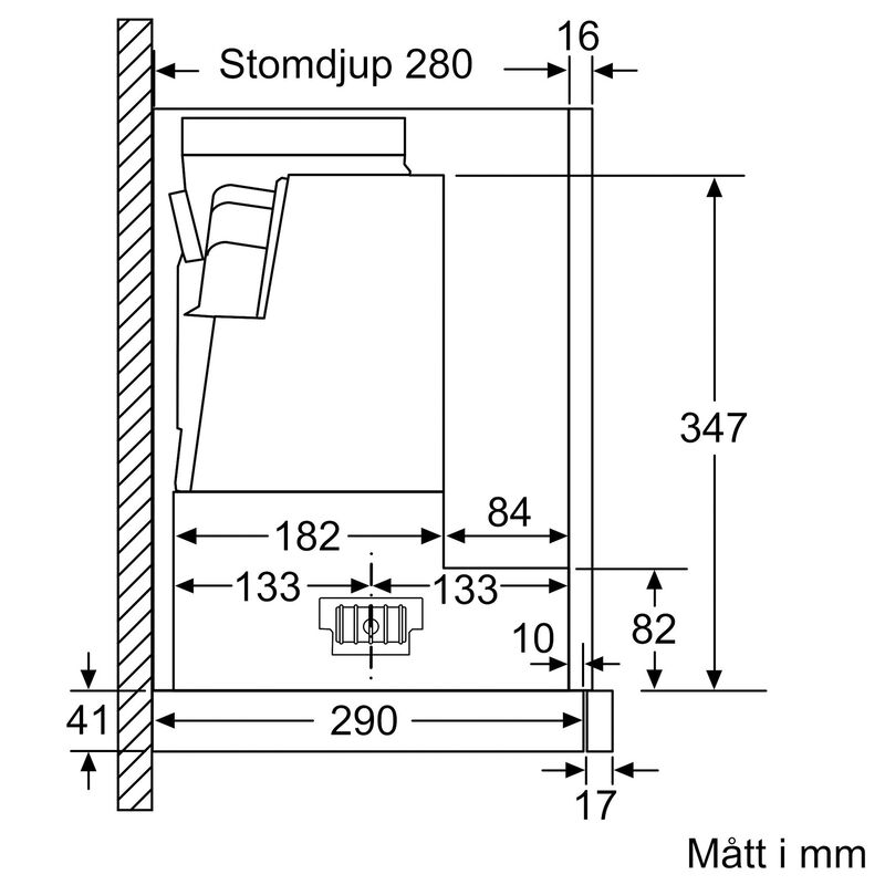 LI67RB531 iQ300 utdragbar köksfläkt, silver