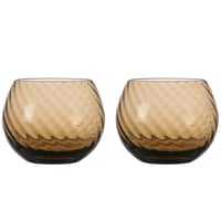 Opacity vandglas 22 cl, brun, 2-pack