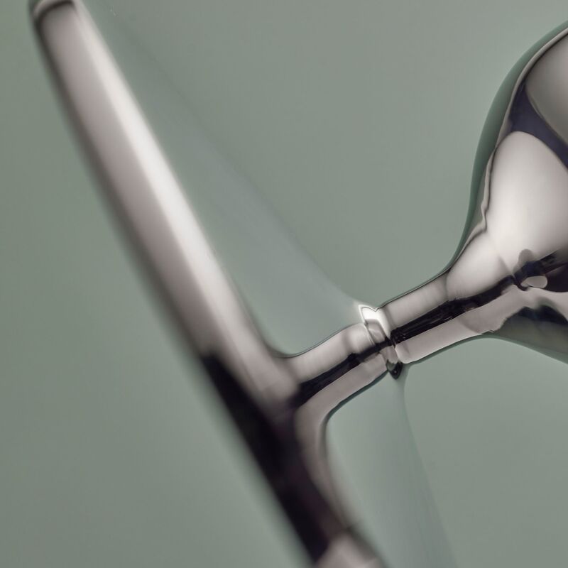 Dorotea lysestake 7x5,5 cm, blank stål