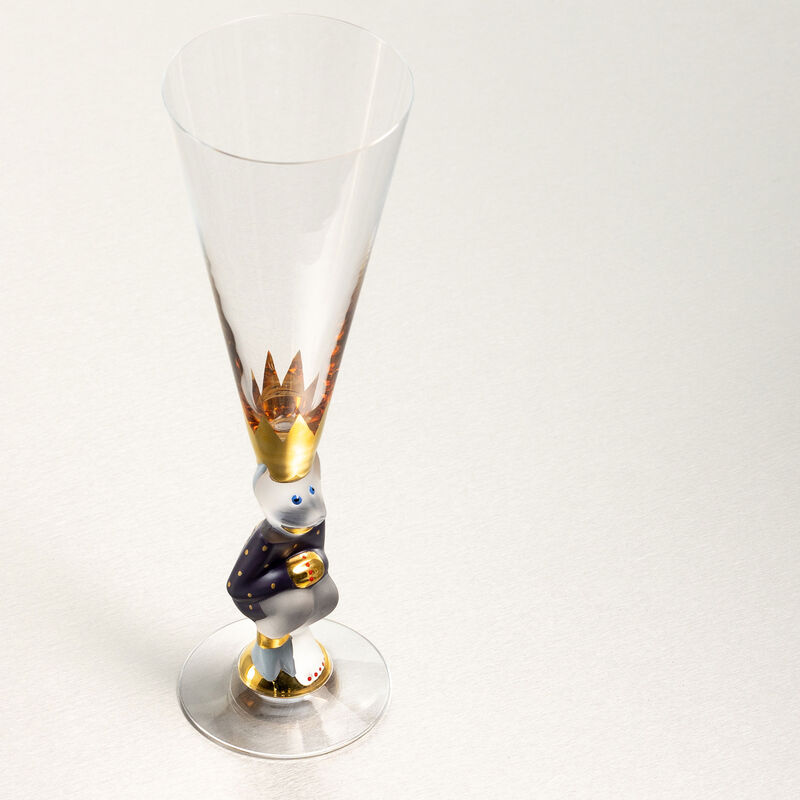 champagne-glas, 19 cl, lila