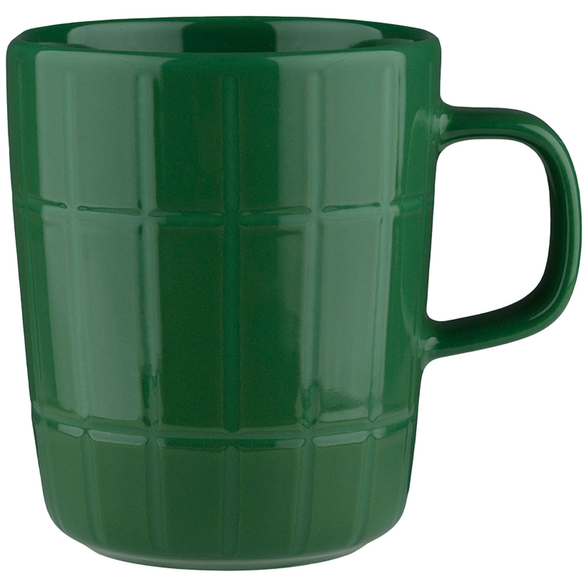 Tiiliskivi mugg 2,5 dl, svart/vit