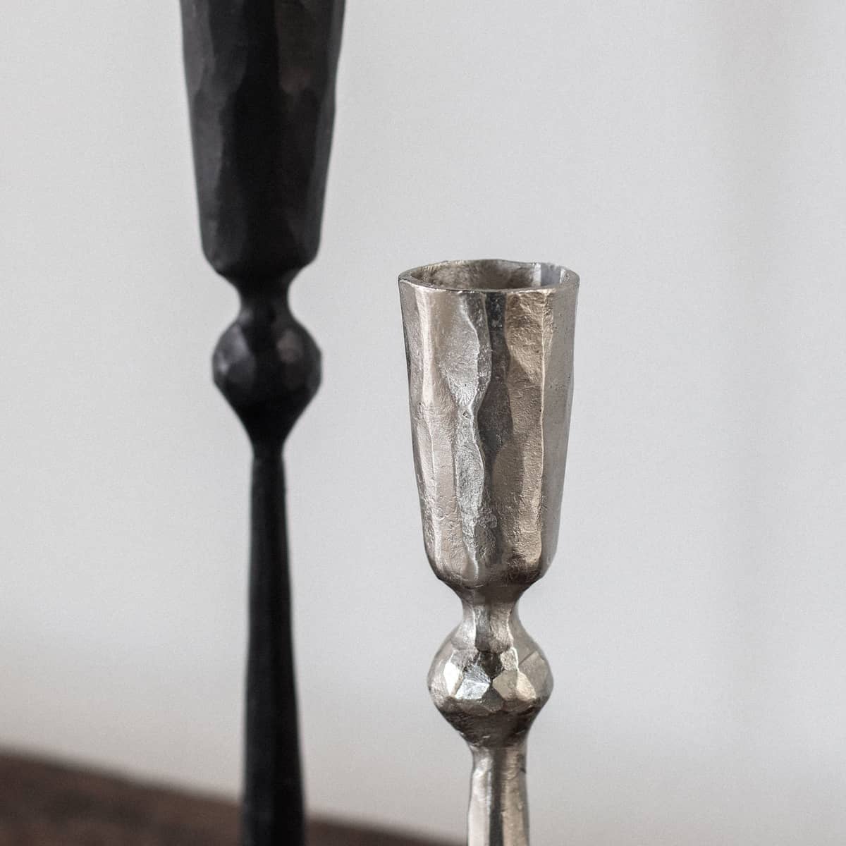 Boule-kynttilänjalka medium, silver