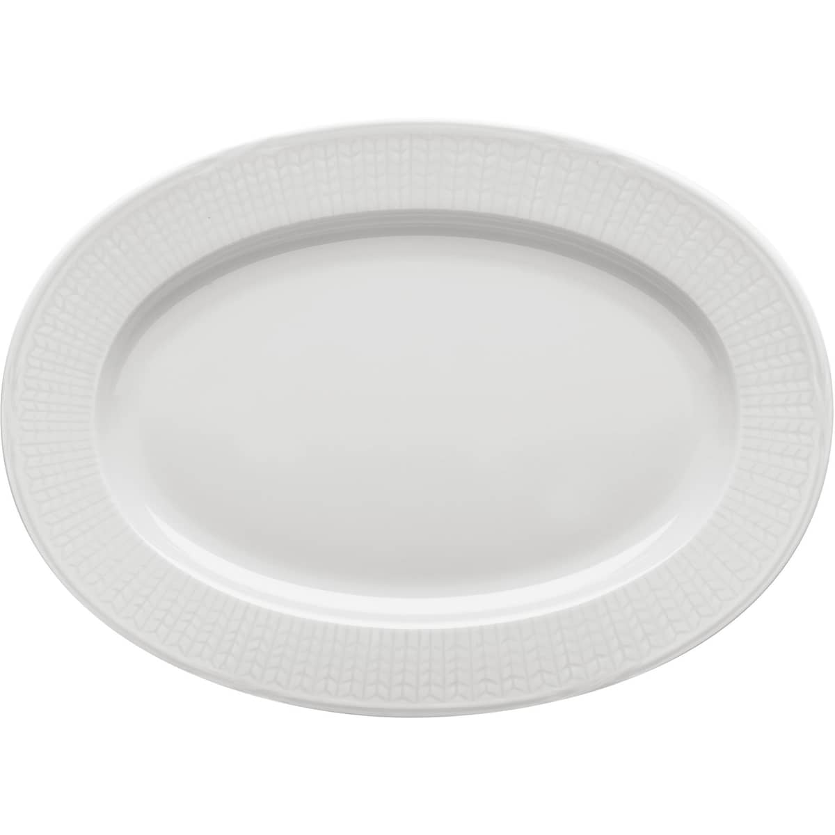 Swedish Grace Snø Tallerken Oval 32 cm