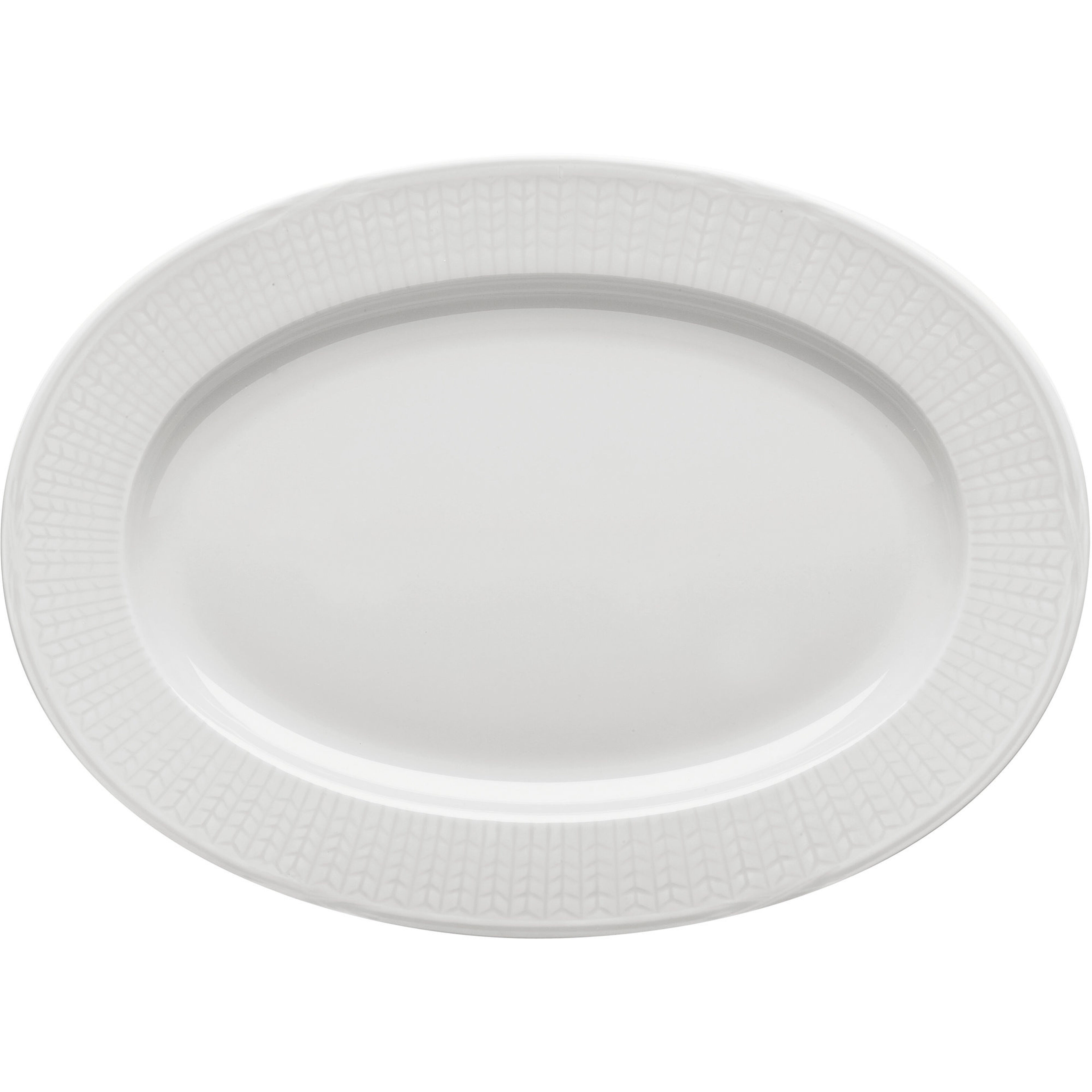 Swedish Grace Snö Tallrik oval 32 cm