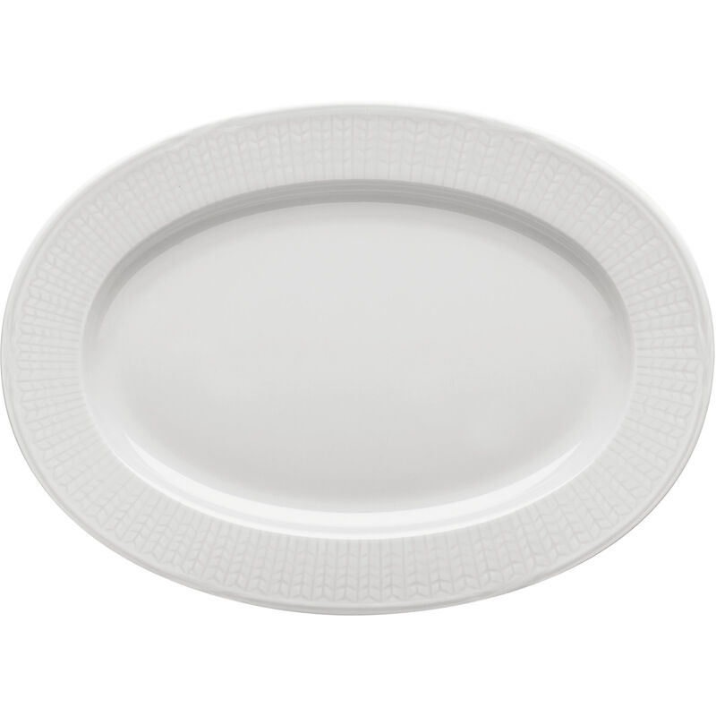 Swedish Grace Snø Tallerken Oval 32 cm