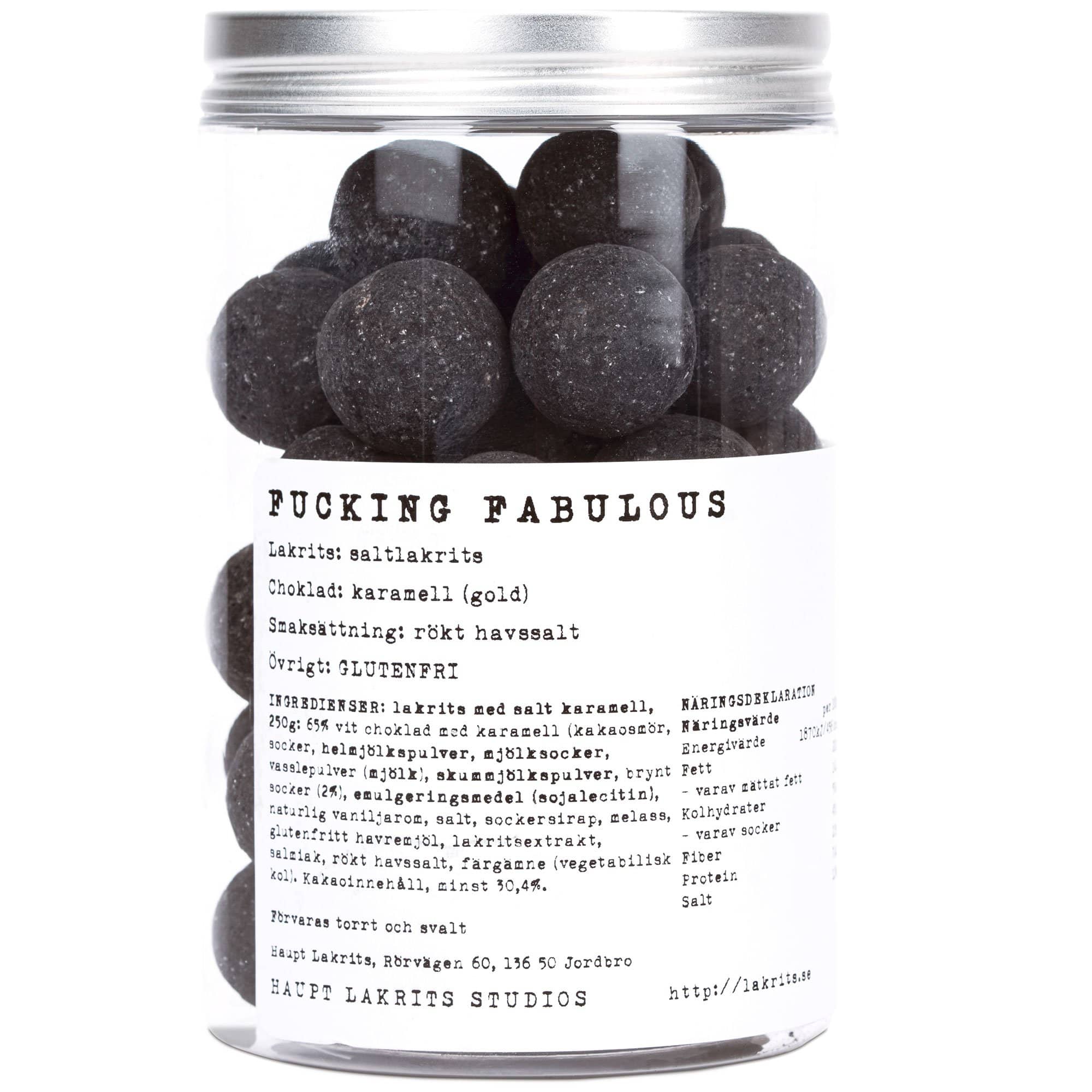 Produktfoto för Haupt Lakrits Fucking Fabulous, 250 g