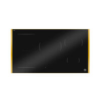 P905I1M30GP Premium induktionshäll 90 cm med guldram, 5 zoner