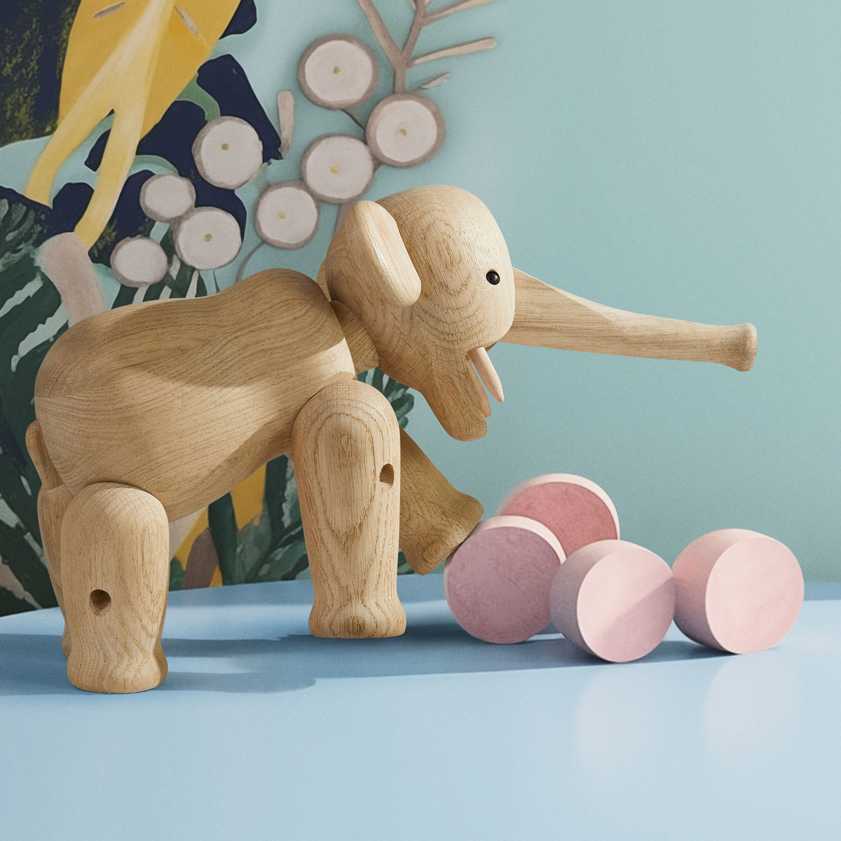 Elefant stor, eg