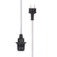 Kabel til utendørsbelysning 5 meter, hvit