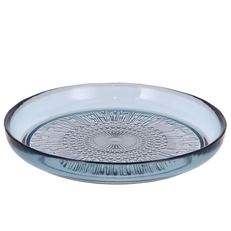 glastallrik 18 cm, blå