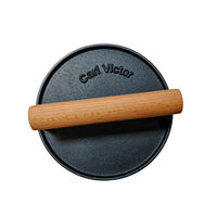 Carl Victor Smash Burger grillpresse rillet 17,5 cm