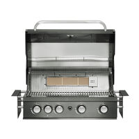 Black Pearl 4 innebygd gassgrill
