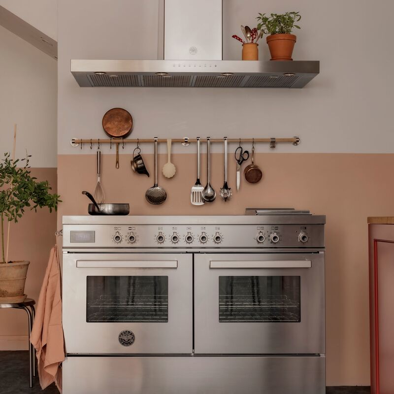 KT120P1AXT Professional emhætte 120 cm, rustfrit stål