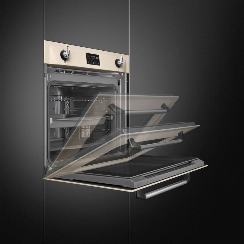 SOP6902S2P inbyggnadsugn, 68 liter, creme
