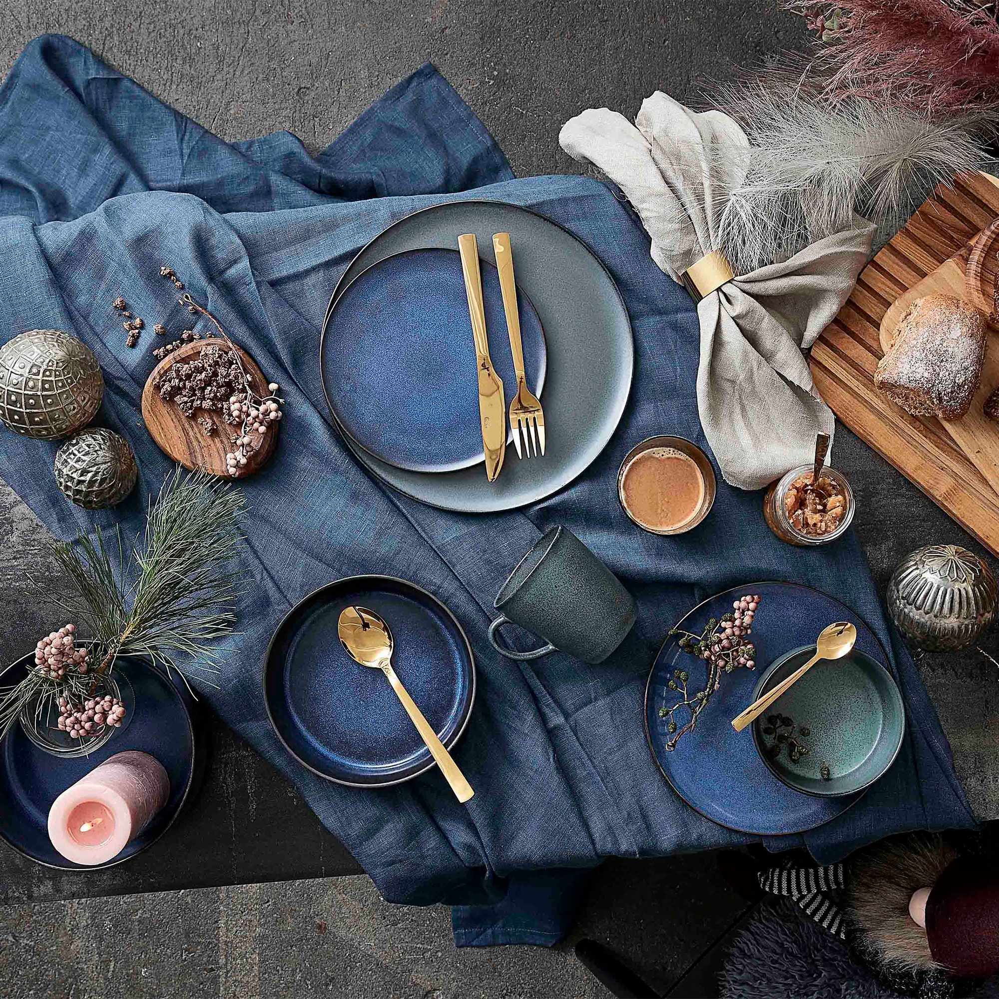 Tallrik 20 cm Midnight blue