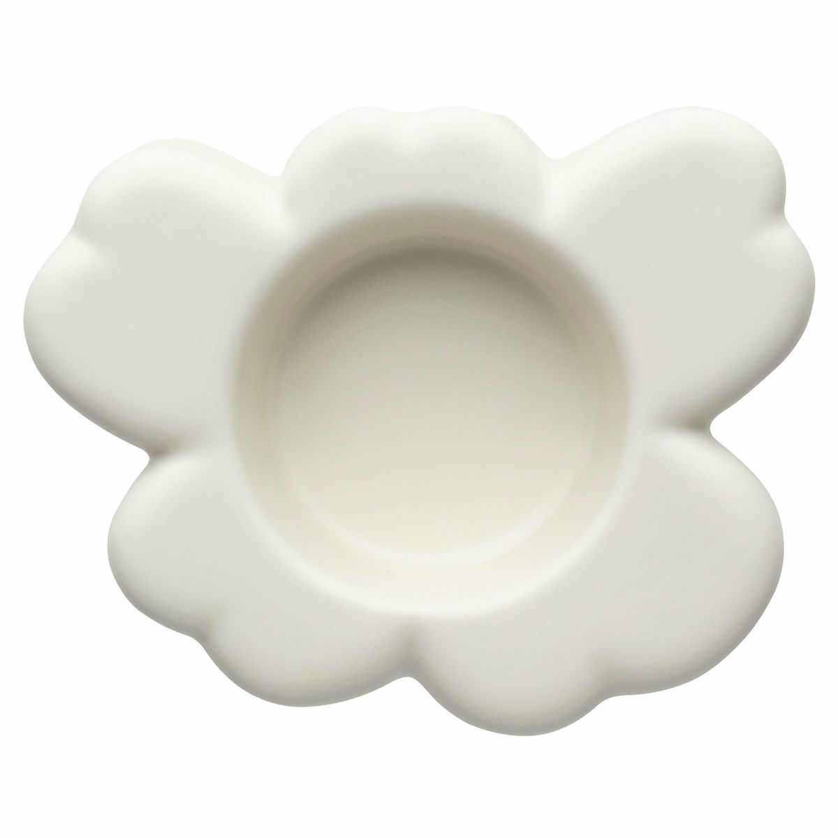 Unikko Shape lämpökynttiläpidike 10x3 cm, matte white