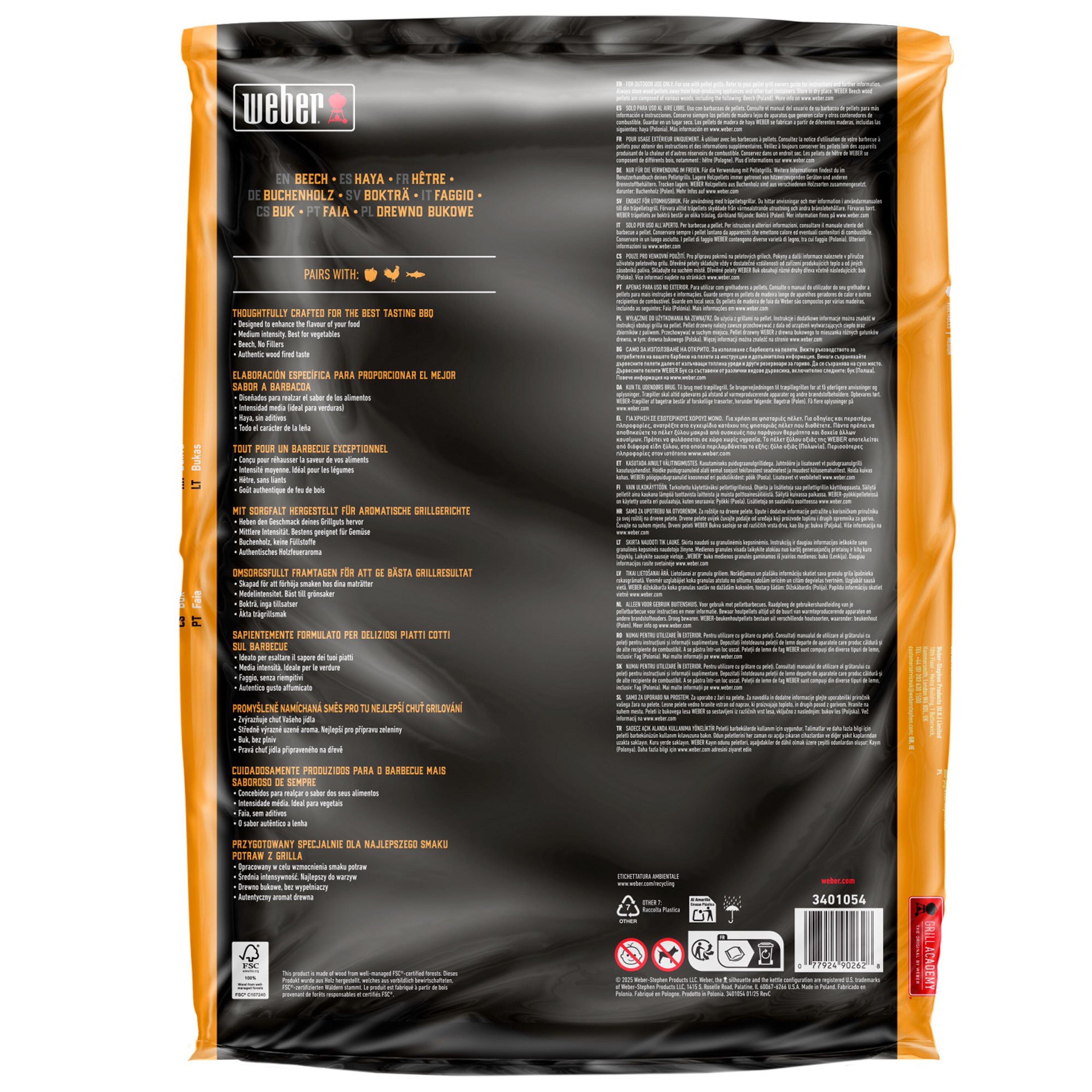 Træpiller – Bøgetræ 8 kg