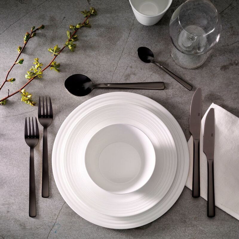 Raw ruokailuvälinesarja 60 osaa musta