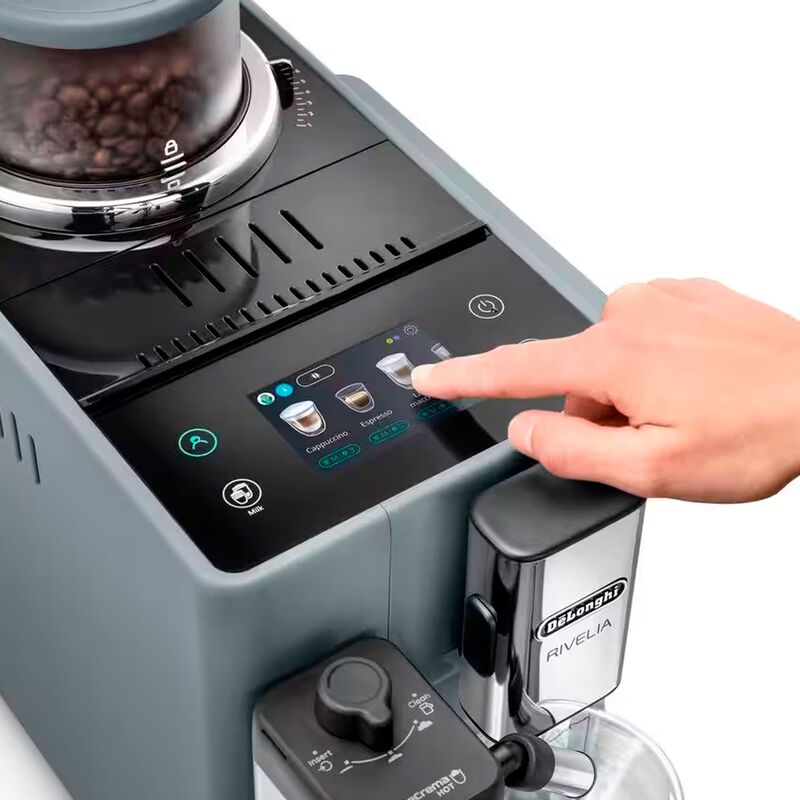 Delonghi Rivelia EXAM440.55.G Helautomatisk kaffemaskin, grå