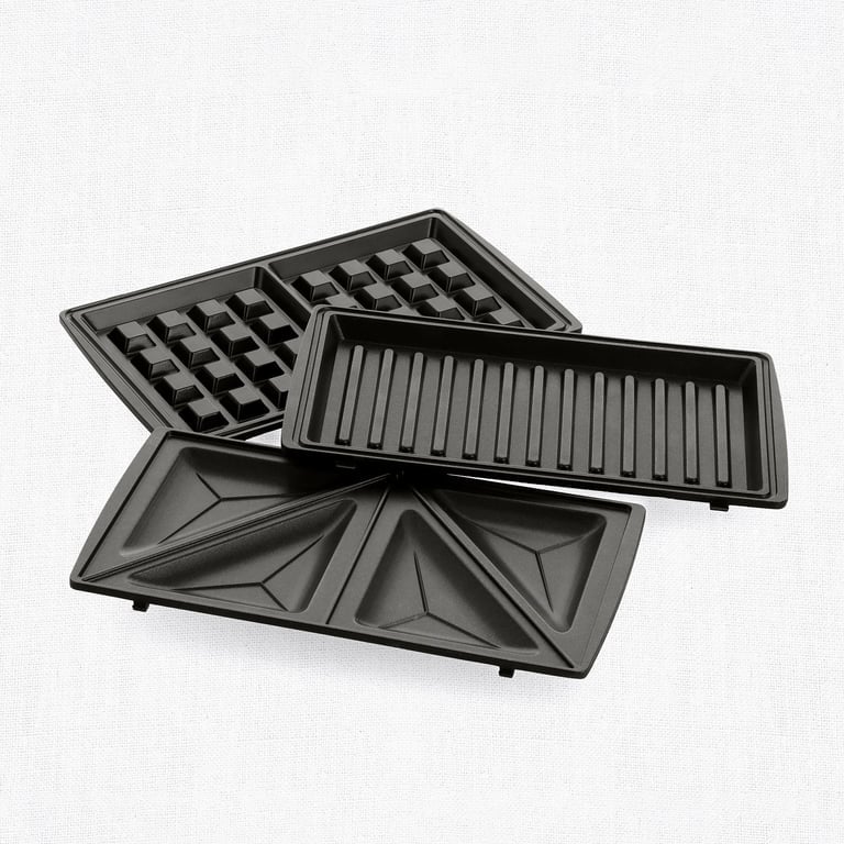 3-i-1 sandwichgrill/vaffeljern, pink