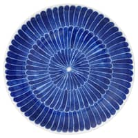 Selma asiet, 21 cm, blå fjer