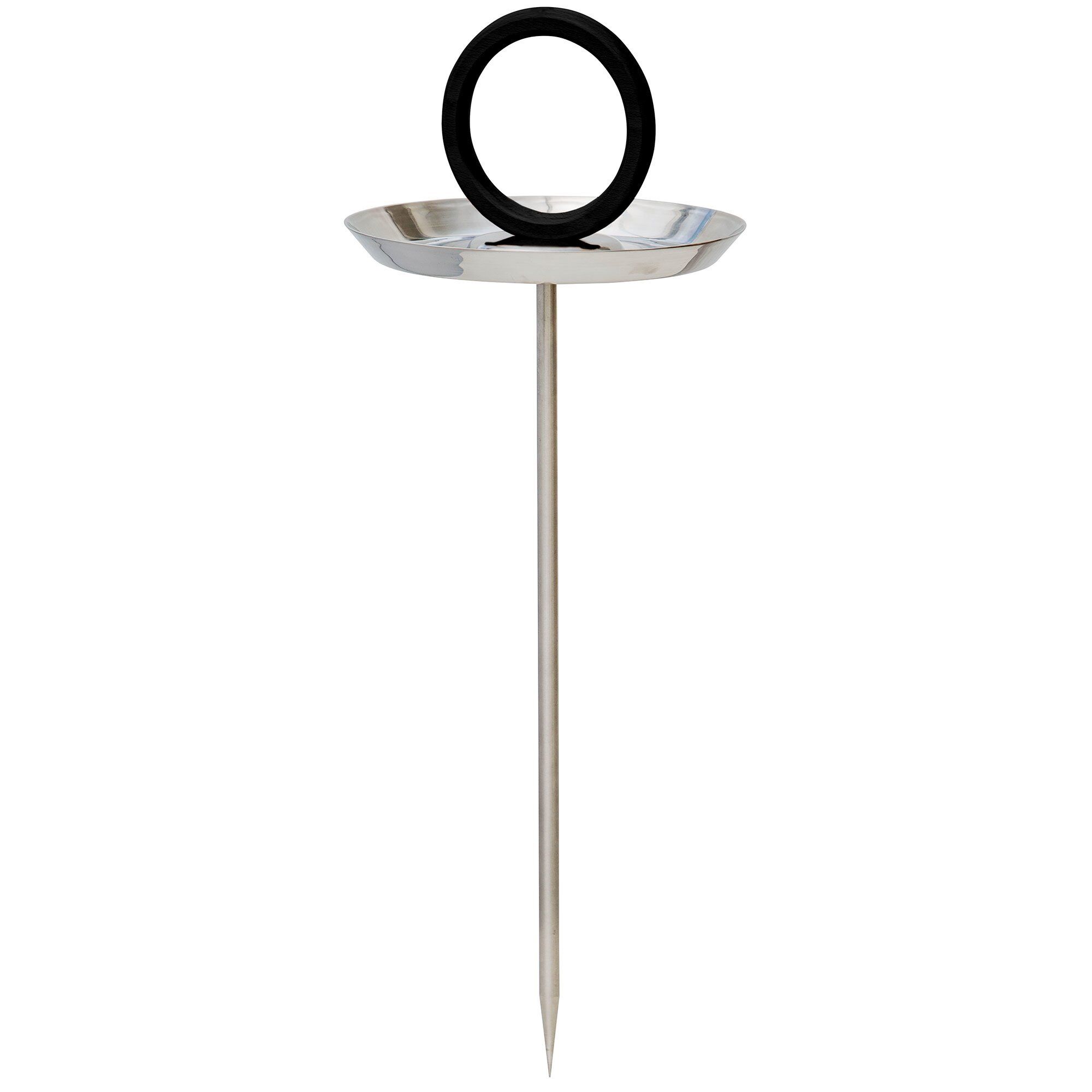 Fågelbad, rostfritt stål