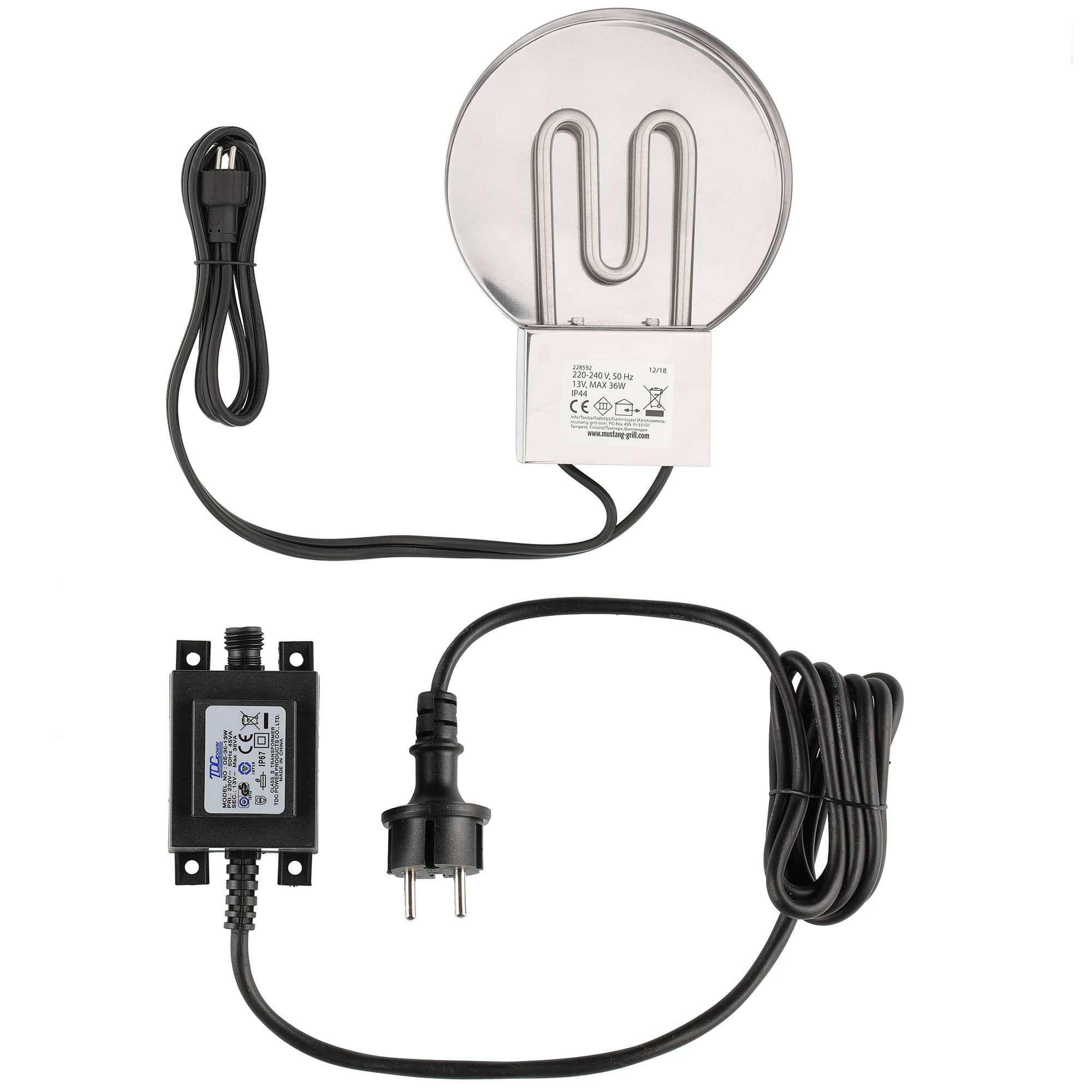 Kaldrøykgenerator 13 V / 230 V