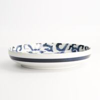 Goben Karakusa pastatallerken Ø20 cm, blå/hvid