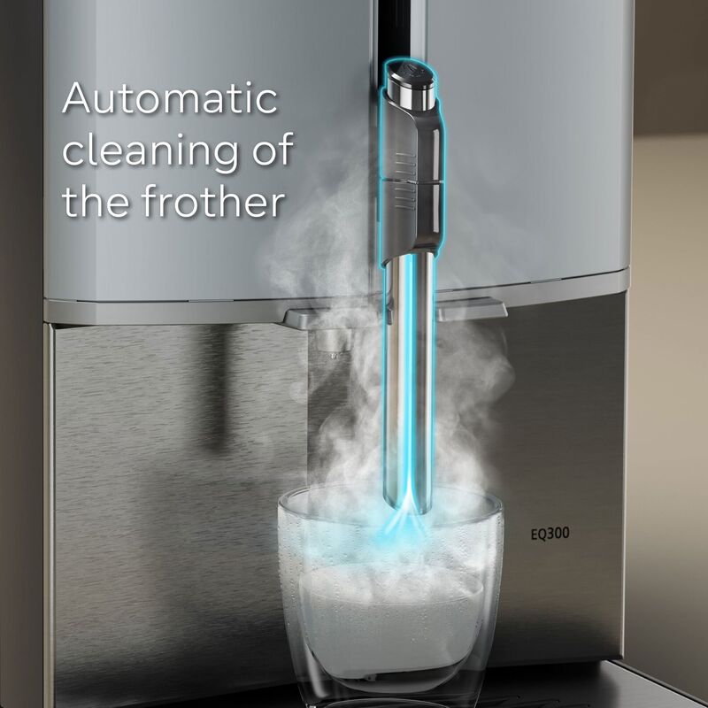 EQ300 Kahviautomaatti, ruostumaton teräs