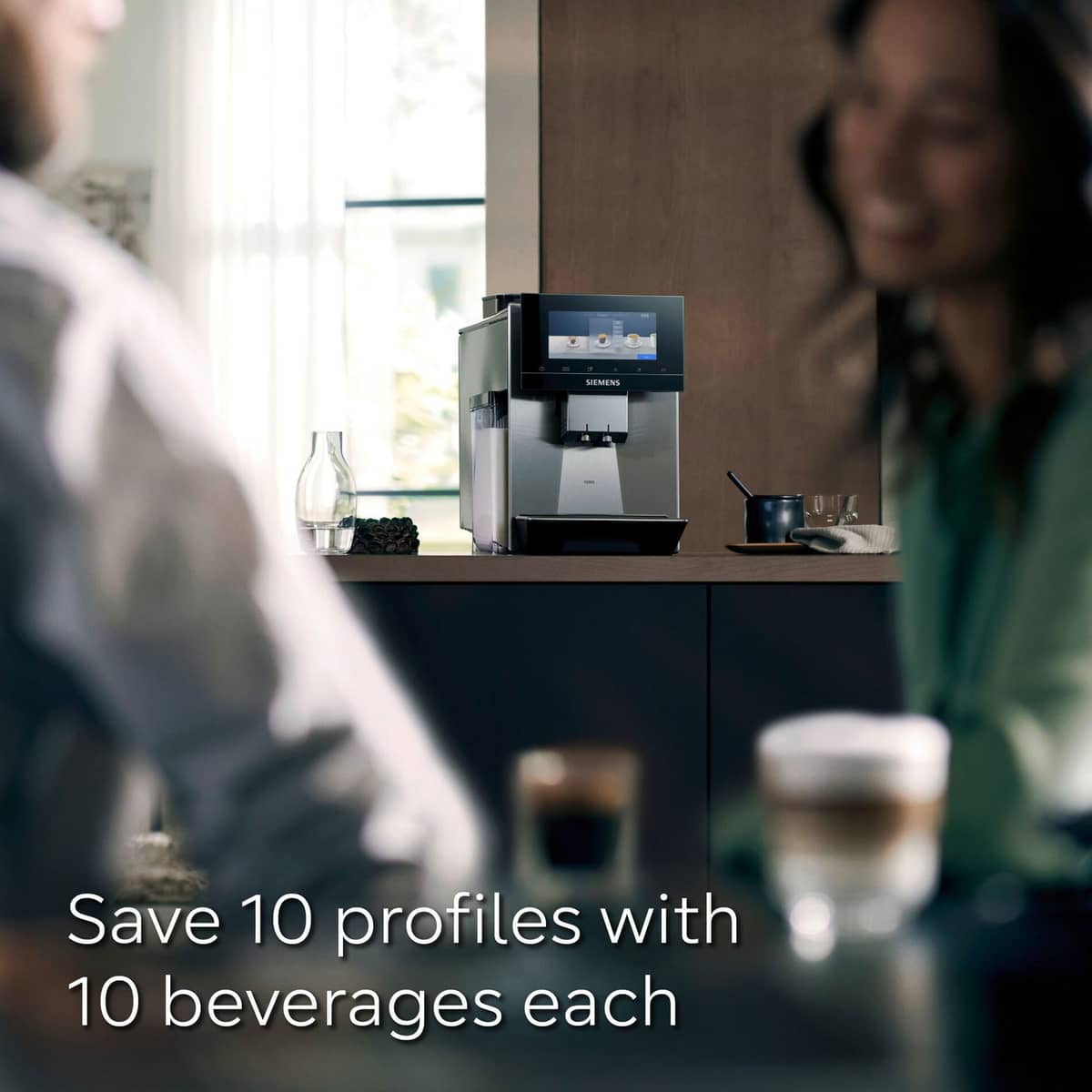 EQ900 Täysautomaattinen espressokeitin, ruostumaton teräs