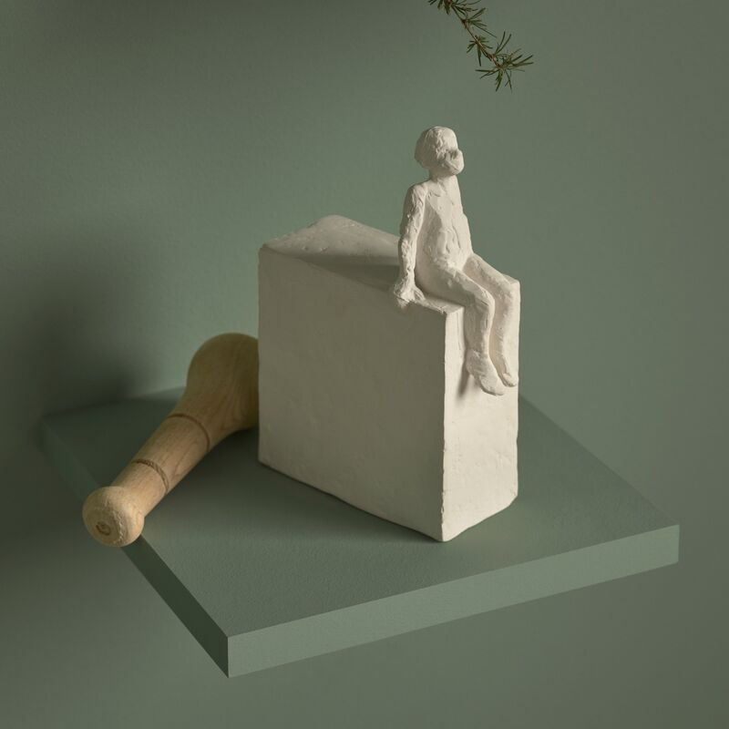 Astro Jomfru stjernetegnsfigur, hvid