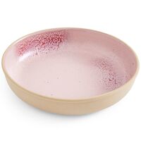 Minerals låg skål 22 cm 4-pack, rose quartz