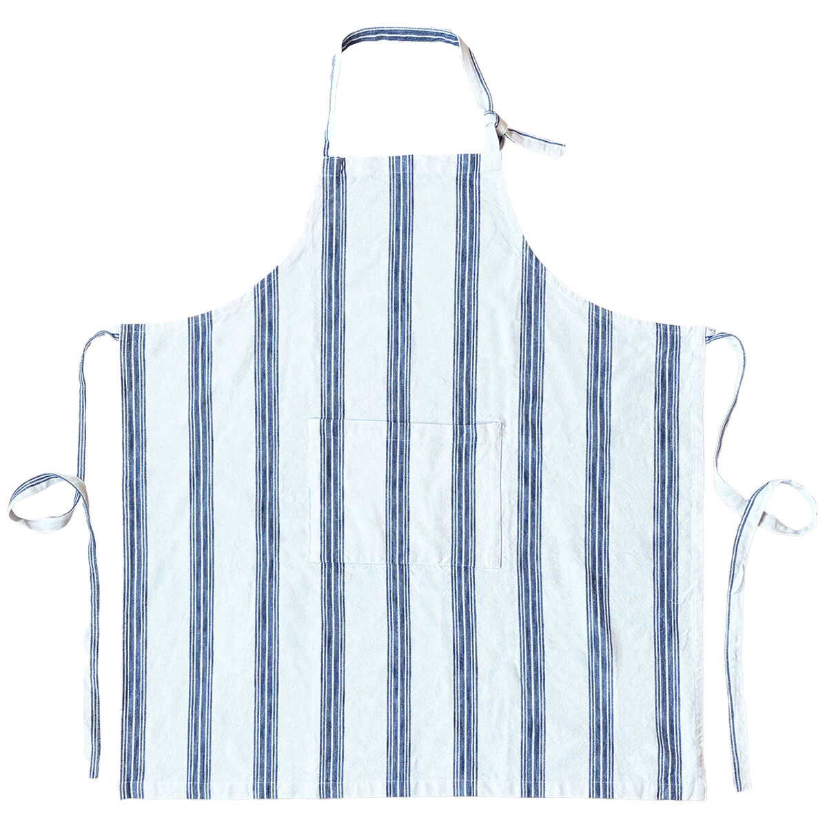 Textiles Garn Förkläde, blå/vit