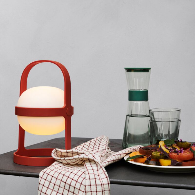 Soft Spot Solar Circular lanterne 25 cm, terracotta