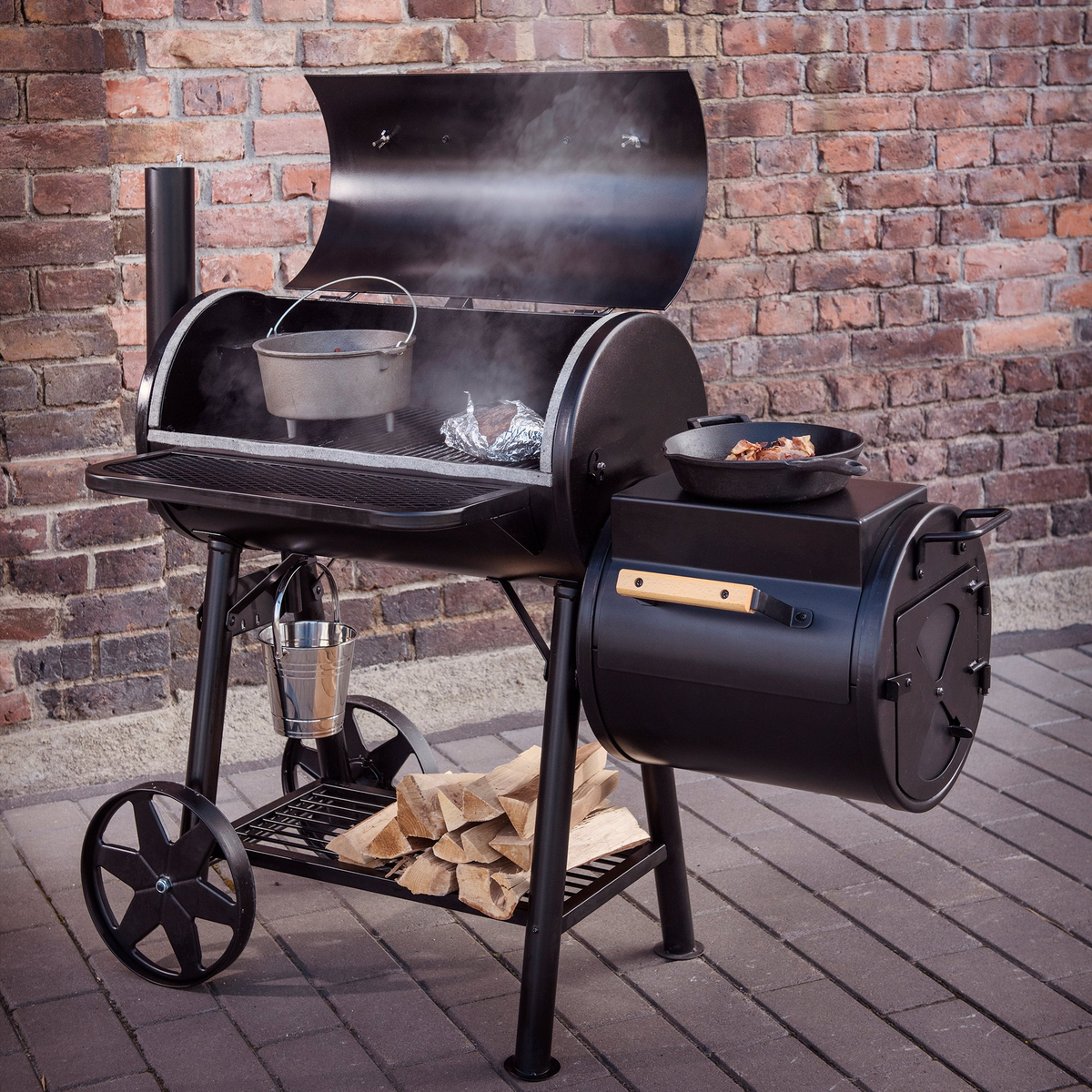 Georgia off-set smoker L