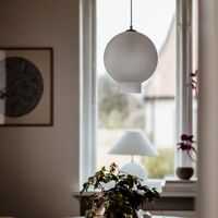Bams 25 riippuvalaisin, himmeä valkoinen