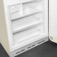 Smeg FAB38RCR6 högerhängd kyl/frys 70 cm, creme