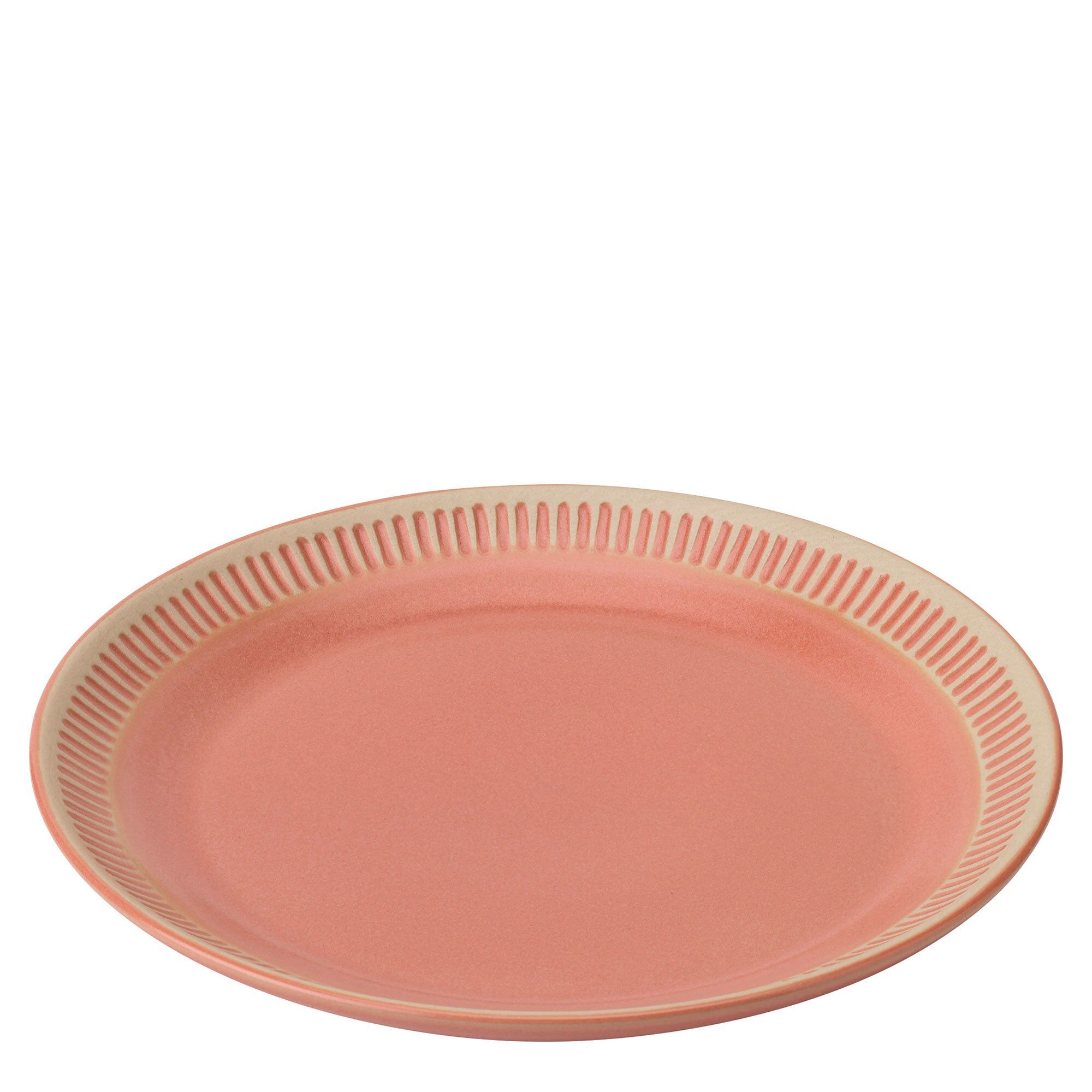 Knabstrup Colorit tallerken 19 cm, coral