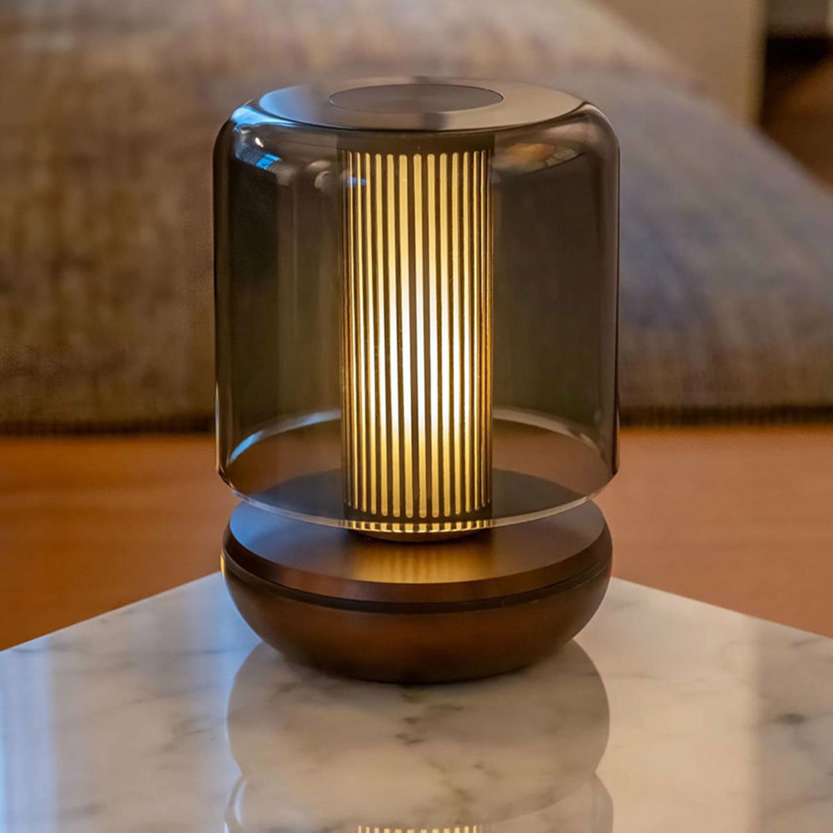 Firefly bordslampa, bronze