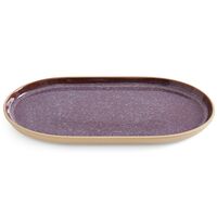 Minerals serveringsfat medium 30,5x16 cm, amethyst