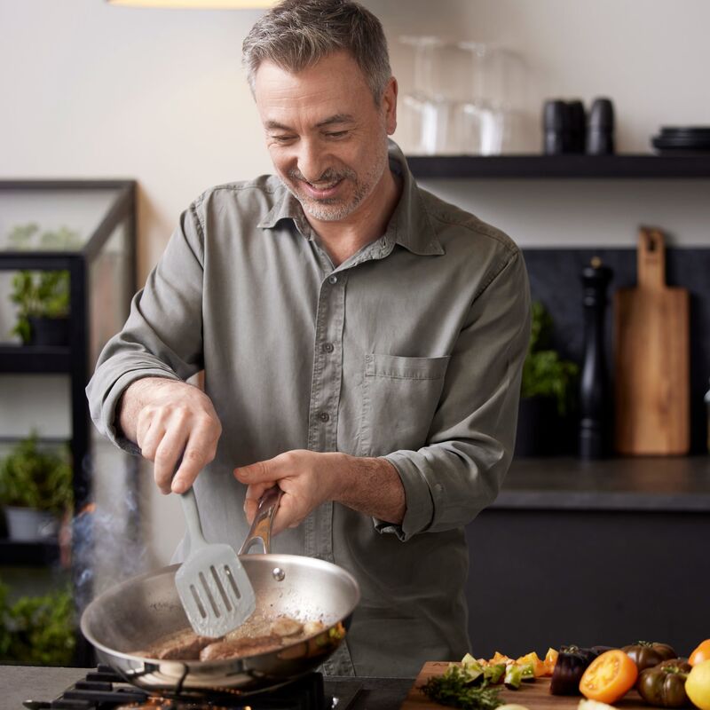 Ellen stegepande, 28 cm, rustfrit stål