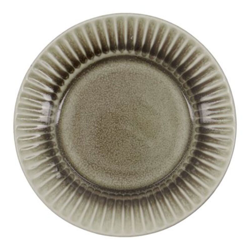 Plissert kakefat Ø16 cm, grå/brun