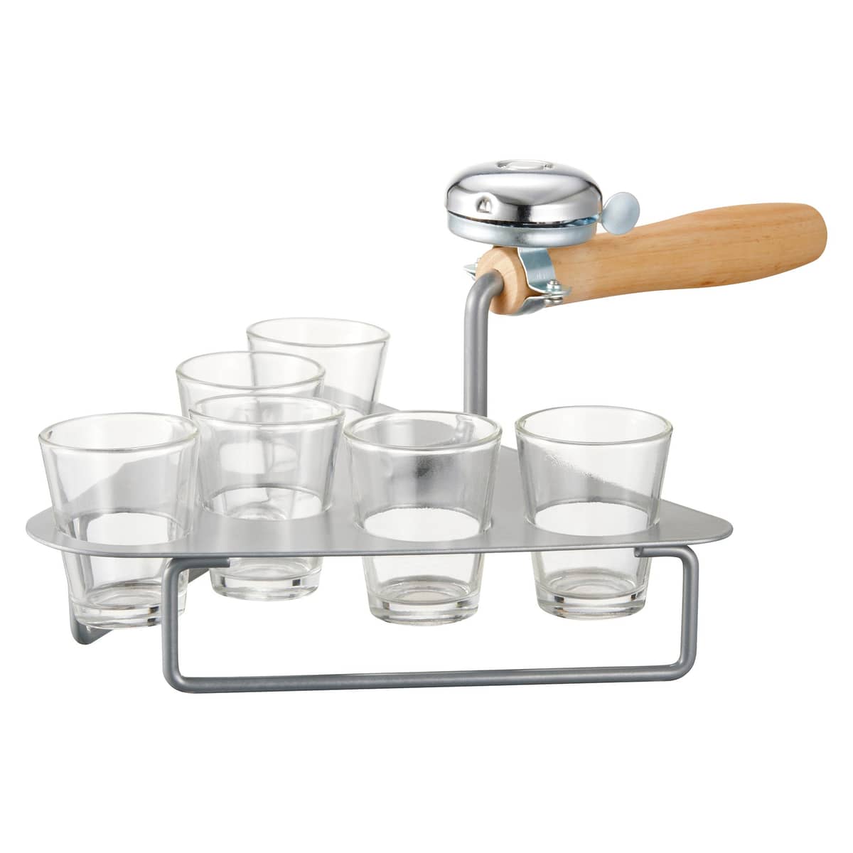 Mura murslev med ringklocka + 6 shotglas