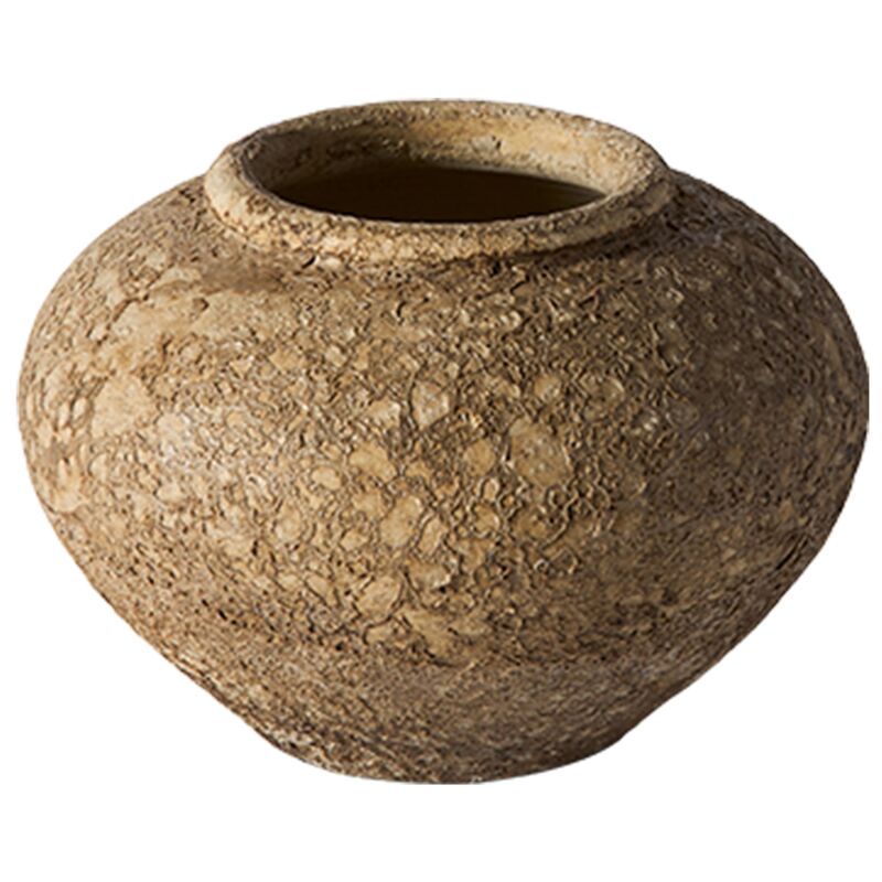 Luna vas 18 cm, beige