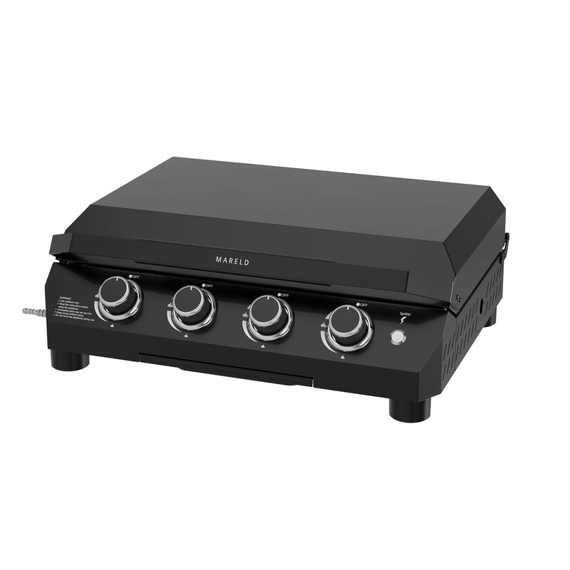 Stekbord 4 brännare, 59 cm