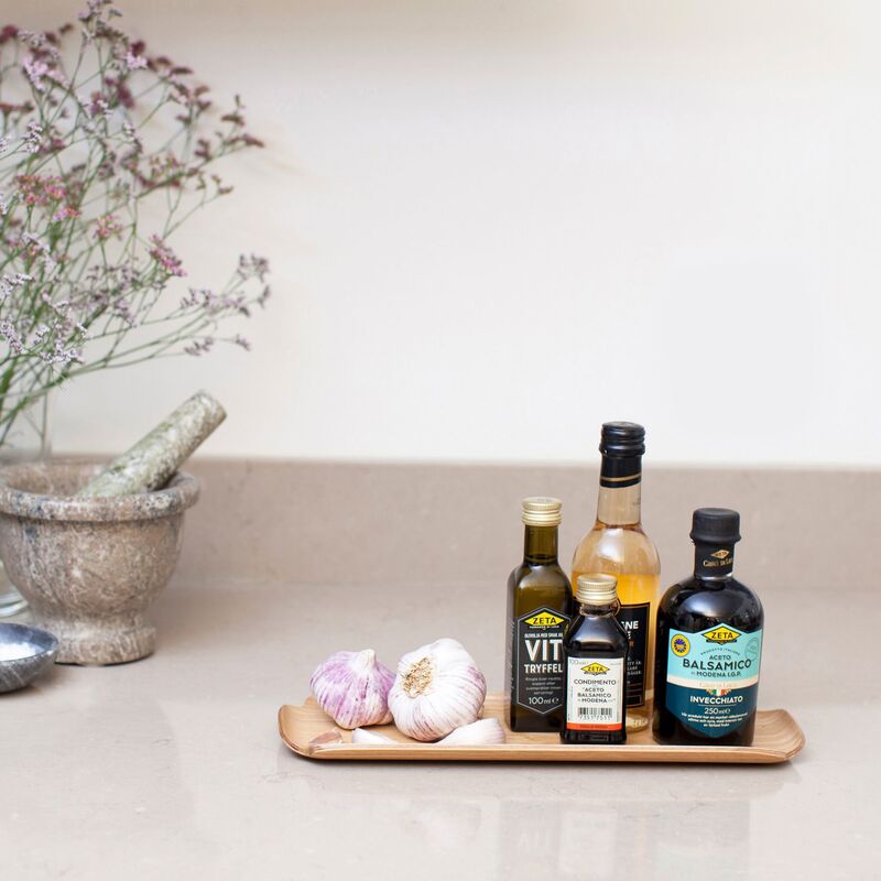 Leaf träbricka, pilträ